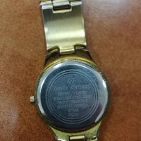 Часовник Louis Bernard 22 K Gold Plated Sapphire Crystal Swss G2207, снимка 4 - Други - 28191476