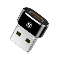 Преходник Адаптер от USB Type C женско към USB-A мъжко Baseus CAAOTG-01 Mini Adapter USB-C to USB-A, снимка 1 - Кабели и адаптери - 38150816