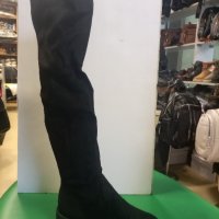 Дамски ботуш-велур,тип чизми, снимка 1 - Дамски ботуши - 43327678