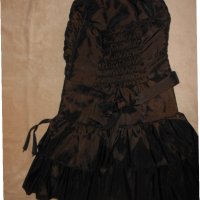Разкошна елеганта рокля в кафяво , снимка 9 - Рокли - 27747809