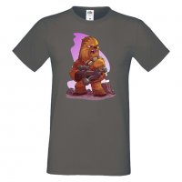 Мъжка тениска Star Wars Chewbacca Star Wars Игра,Изненада,Подарък,Геймър, , снимка 17 - Тениски - 36808670