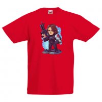 Детска тениска Marvel Winter Soldier Игра,Изненада,Подарък,Геймър,, снимка 4 - Детски Блузи и туники - 36738500