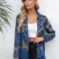 Ежедневно дамско сако с леопардов принт, 3цвята - 023, снимка 5 - Сака - 39713366