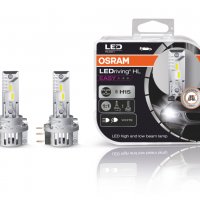 LED Крушка Osram H15 LEDRIVING HL EASY 12V 16W, 6500K, снимка 1 - Аксесоари и консумативи - 39092483