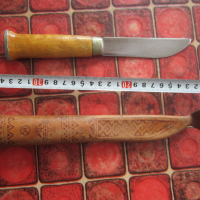 Страхотен ловен нож финка с кания , снимка 1 - Ножове - 36530343