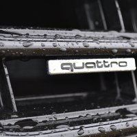 Емблема Лого Предна решетка за Ауди AUDI Quattro Хром, снимка 6 - Аксесоари и консумативи - 32931220
