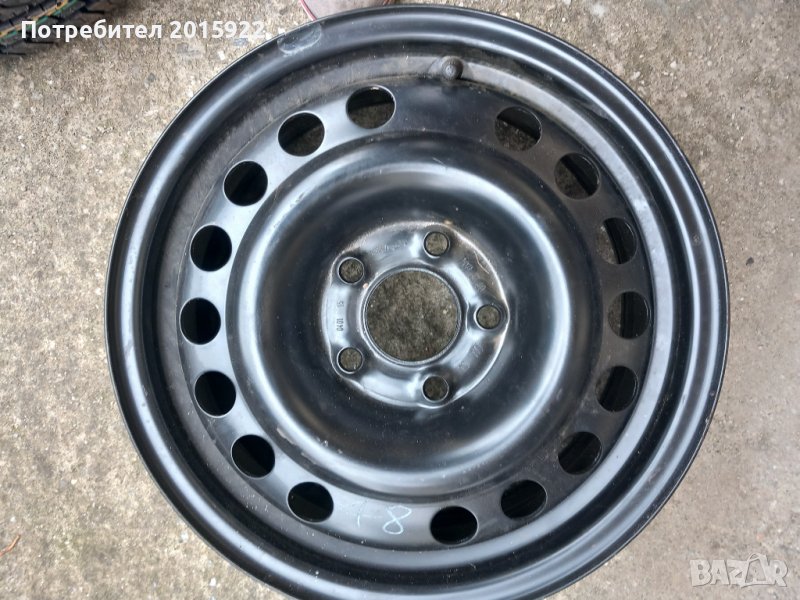Чисто нова джанта от резервна неизползвана 15цола за Opel astra.zafira.meriva.corsa.5×110.ET-49, снимка 1