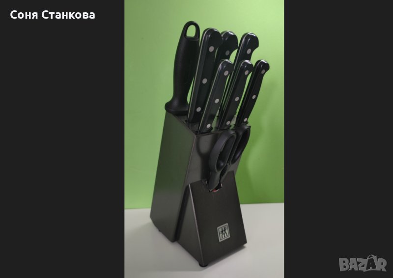 ZWILLING - FOUR STAR - Луксозен комплект кухненски ножове с блок, снимка 1