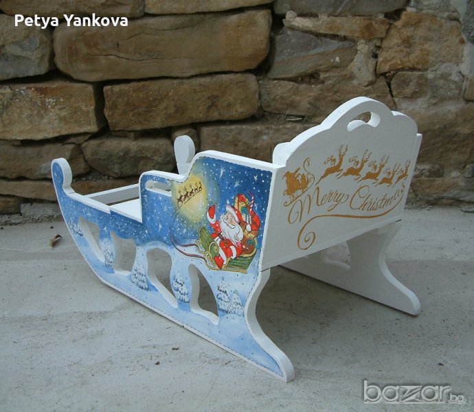 детска дървена шейна в Други в гр. Велико Търново - ID19457243 — Bazar.bg