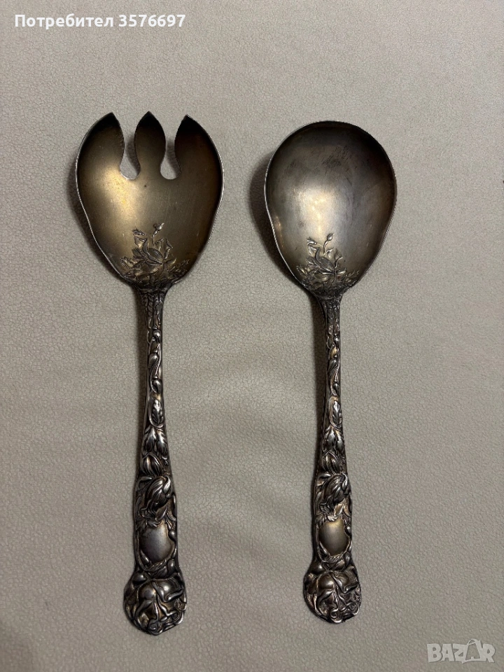 Посребрени прибори за сервиране, снимка 1