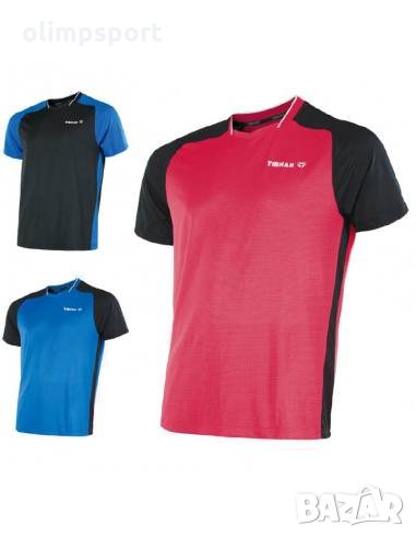 тениска Tibhar Pro нова дишаща материя синя ХЛ червена ХХЛ, снимка 1