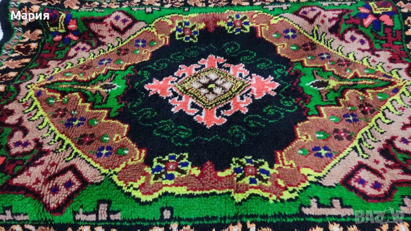 Вълнен шарен губер с голям ромбоид (м), снимка 1