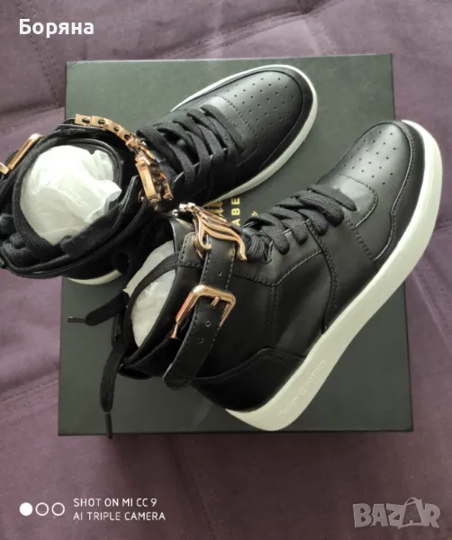 НАМАЛЕНИ - Juicy Couture - Нови високи кецове от естествена кожа, снимка 1