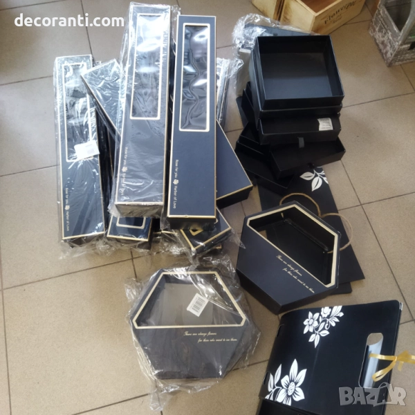 24 броя кутии за цветарски магазин, снимка 1