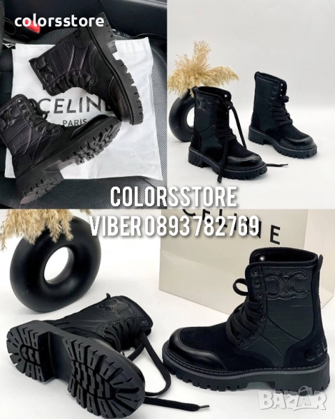 Дамски черни боти Celine/VL53c, снимка 1