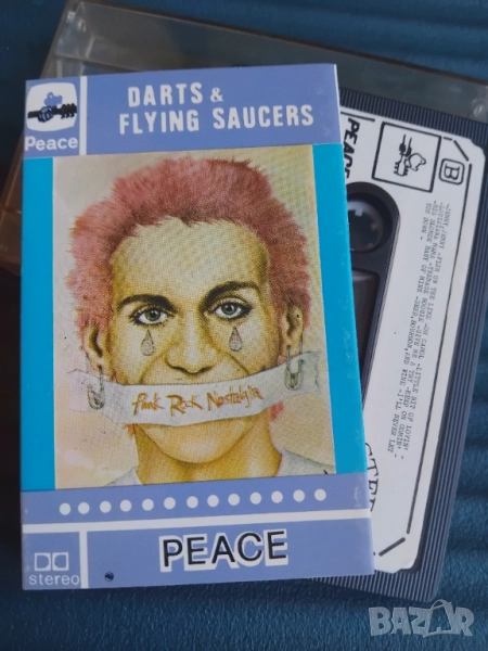 Darts & Flying Saucers - peace - аудио касета музика, снимка 1
