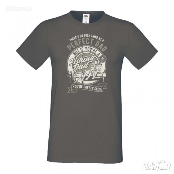 Мъжка тениска Fishing Dad За риболов,Рибар,Риболовец,Риба,Изненада,Подарък,Празник , снимка 1