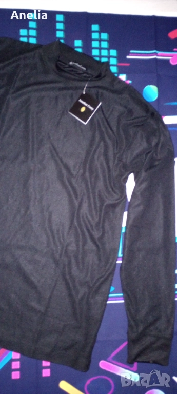 Мъжка Блуза Черна С М, снимка 1