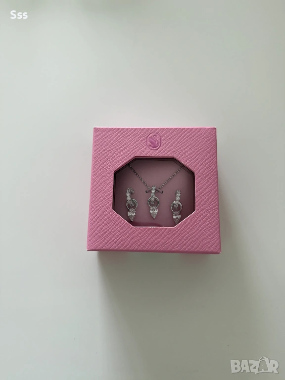 Колие с обеци Swarovski Mesmera set, снимка 1