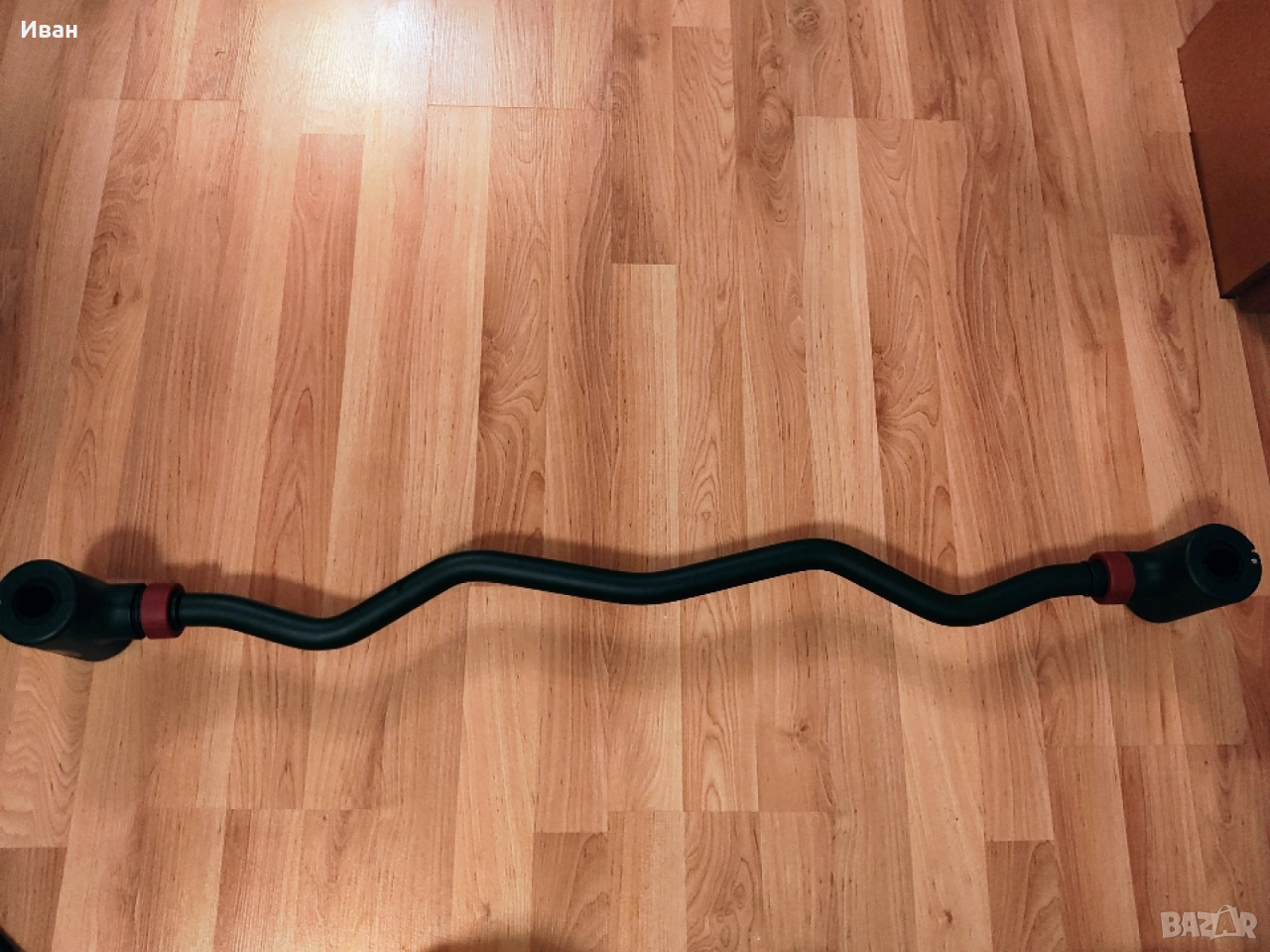 EZ / извит лост - Адаптер / ръкохватка за дъмбели, снимка 1