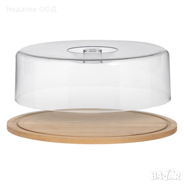  Кутия за торта и сладки, с прозрачен капак, Ø28см, снимка 1