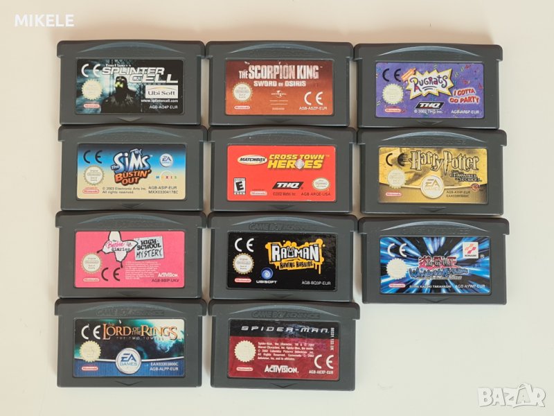 Gameboy Advance оригинални дискети, снимка 1
