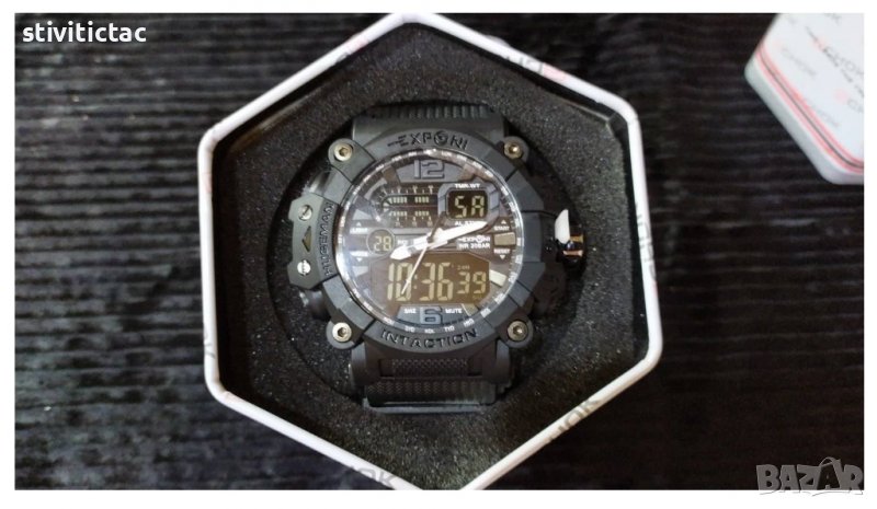 ЧАСОВНИК EXPONI СИВИ ЦИФРИ   - НОВО.., снимка 1