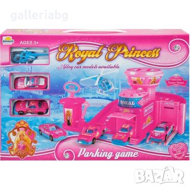 Игрален комплект, розов ''барби'' паркинг за момичета , снимка 1