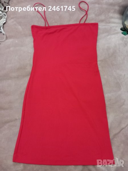 къса червена рокличка, снимка 1