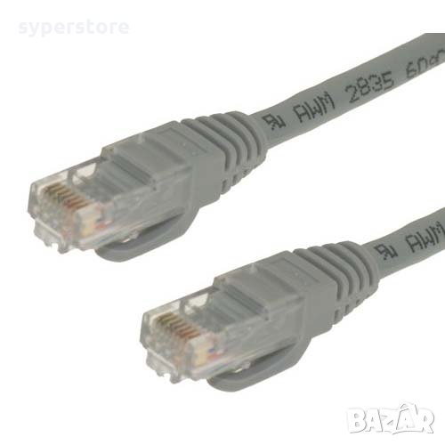 Кабел за лан мрежа 5м.  Patch cable UTP 5Ecat. 5m, снимка 1