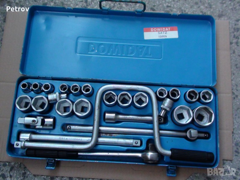 DOWIDAT 19RN Germany - 1/2" PROFI Гедория !!! Вложки 8 - 32 mm !!! ORIGINAL DOWIDAT Made in Germany, снимка 1