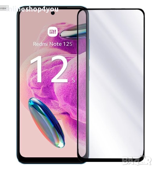 5D Стъклен Протектор за Дисплей за Xiaomi Redmi Note 12S, снимка 1