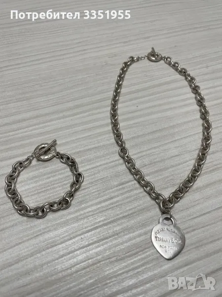 Колие и гривна Tiffany&CO 925, снимка 1