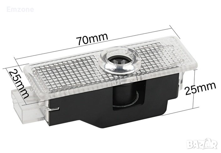 LED Плафони за вратa с лого за BMW E90 E87 E83 E81 E71 E70 E60 F15 F10 F20 F30, снимка 1