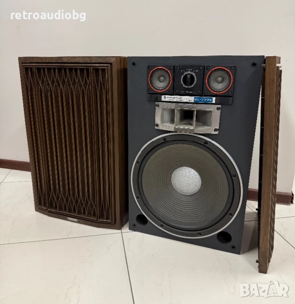 🔊Винтидж колекционерски трилентови тонколони Kenwood KL-777X - 100-200W - 15 инча🔊, снимка 1