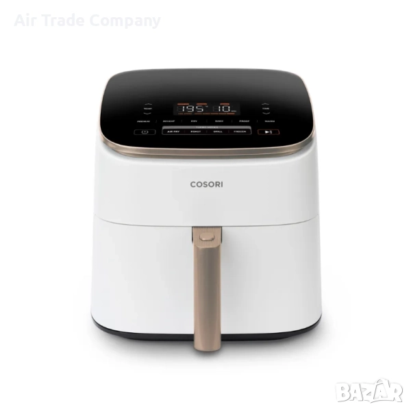 Фритюрник с горещ въздух Cosori TurboBlaze Еър фрайър CAF-DC602, XXL 6L, Бял, снимка 1
