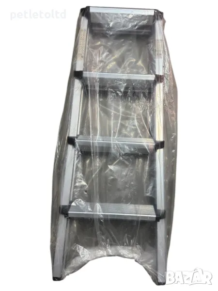 Стълба алуминиева двулицева 2 Х 4 стъпала ( 100 см ), снимка 1