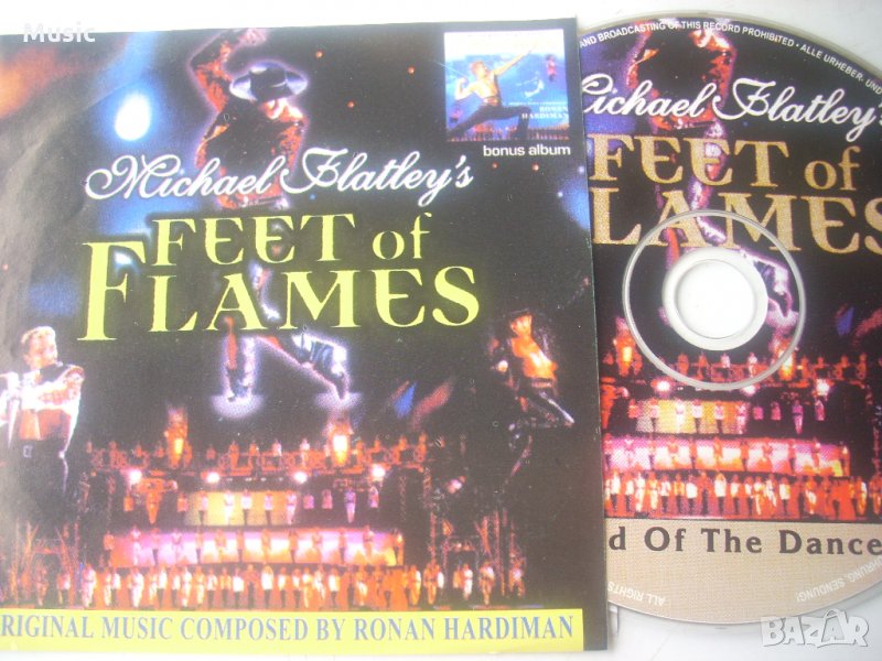 Michael Flatley's - Feet of flames / Lord of the dance - матричен диск, снимка 1