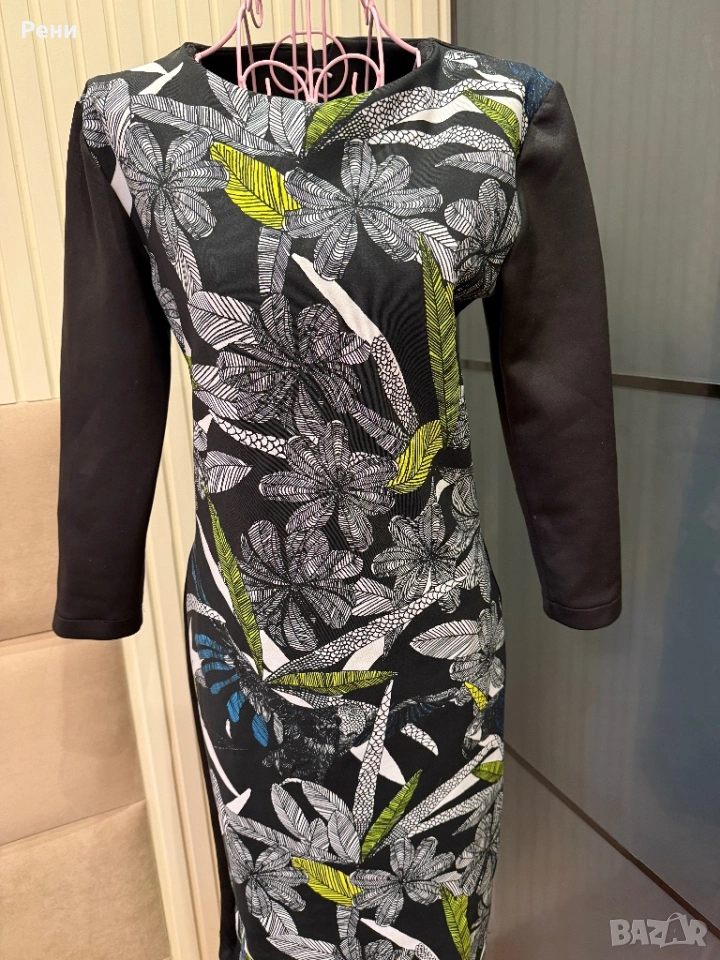 Цветна пролетна рокля , снимка 1