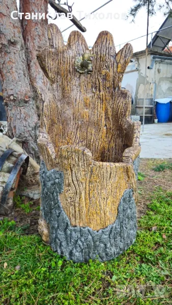 Градински чешми от щампован бетон, снимка 1