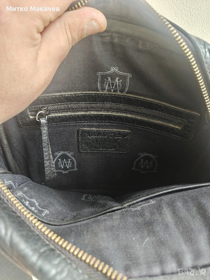 кожена чанта в мн добро състояние , снимка 1
