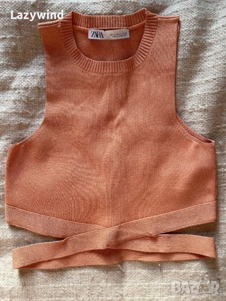ZARA плетен топ , снимка 1