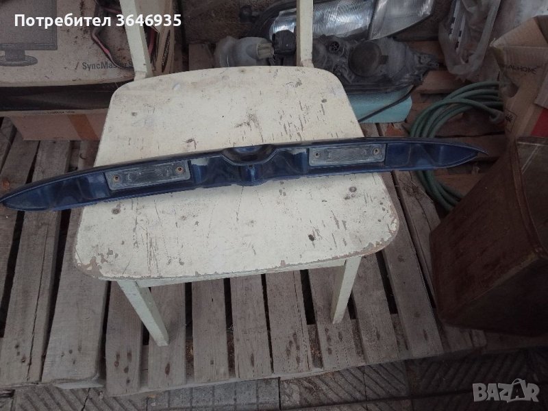 Задна декоративна лайсна със светлини за задния номер., снимка 1