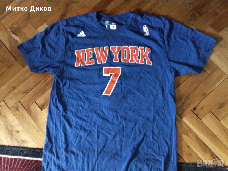 Тениска баскетбол  на Carmelo Anthony #7 New York Kniks NBА 2013 Adidas размер Л, снимка 1