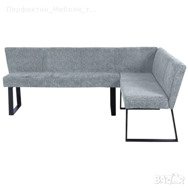 Функционален изчистен ъглов диван за кухня,барбекю,за стая за събирания,за заведение, снимка 1