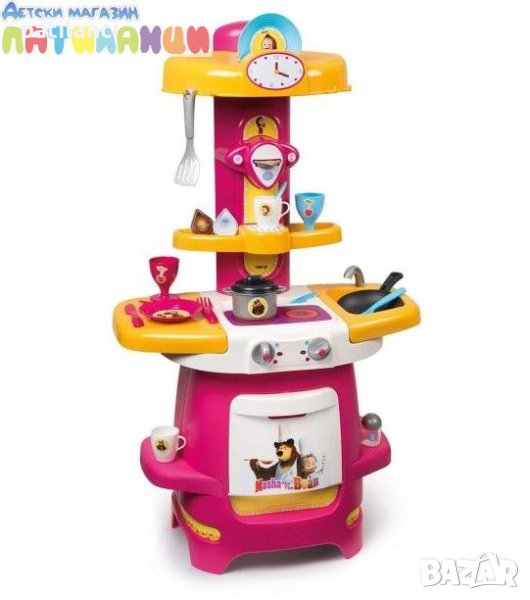 Детска кухня Smoby - Маша и Мечока Smoby 310710 /ПРЕОЦЕНЕНА/, снимка 1