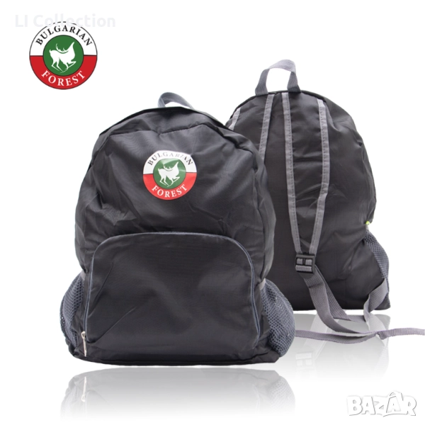 Раница -  черен, червен, зелен цвят, снимка 1