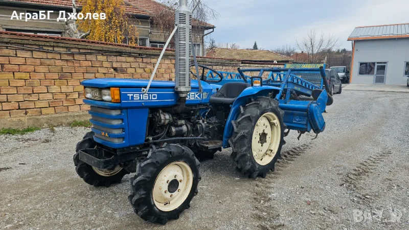 Японски трактор Iseki TS1610F с фреза, 4x4, 16 кс., АграБГ Джолев, снимка 1