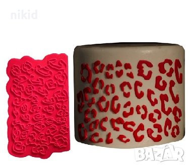 Леопард шарки силиконов молд форма декорация торта фондан шоколад и др., снимка 1