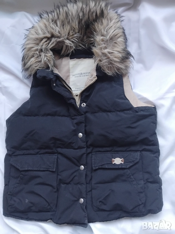 Ralph Lauren - 100% оригинален дамски дебел плътен елек, снимка 1